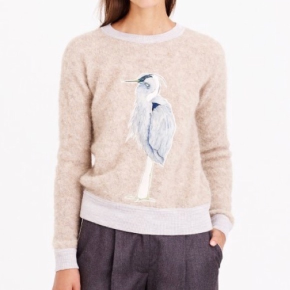 J Crew Boucl Bird Sweater | Poshmark